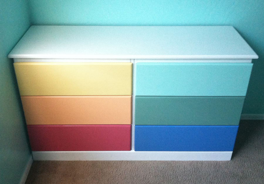 Colorful dresser